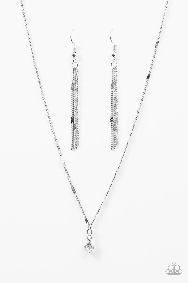 Paparazzi Jewelry Paparazzi Necklace Forever Sparkle White Necklaces