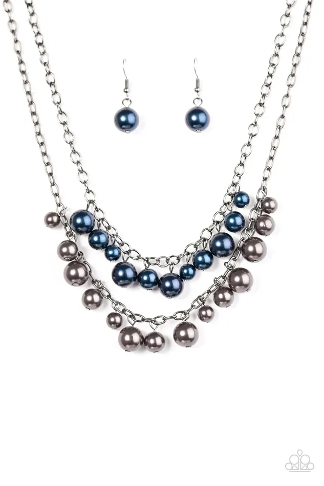 Paparazzi Jewelry Paparazzi Necklace Marvelous Masquerade Blue Necklaces