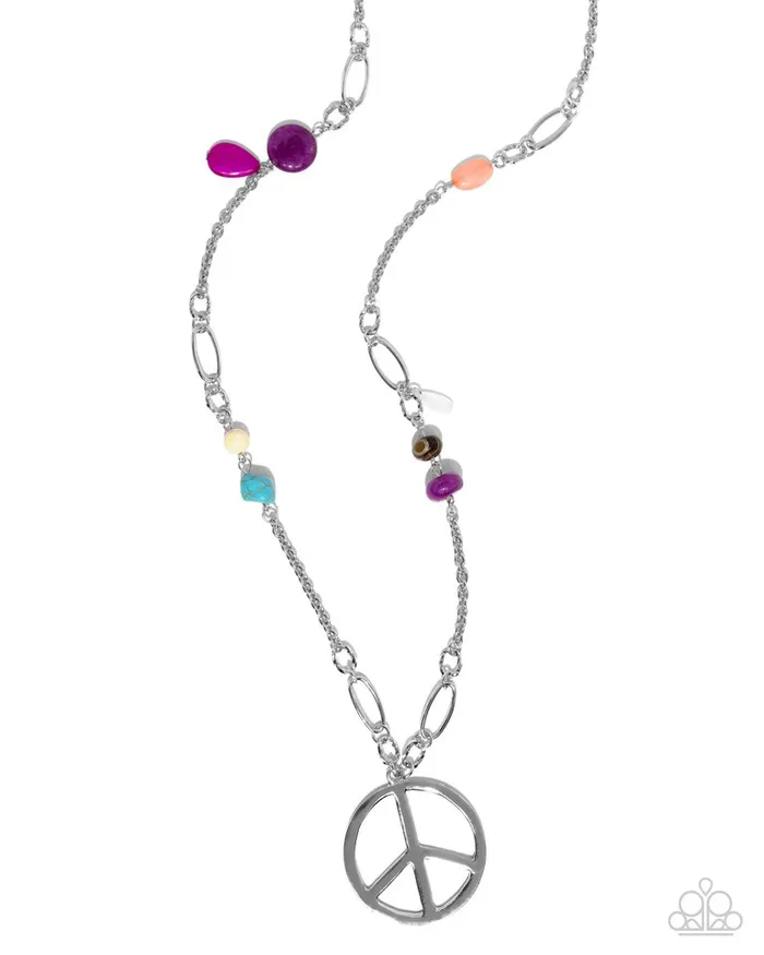 Paparazzi Jewelry Paparazzi Necklace Peaceful Playtime Purple Necklaces Paparazzi Jewelry Paparazzi Necklace Peaceful Playtime Purple Necklaces