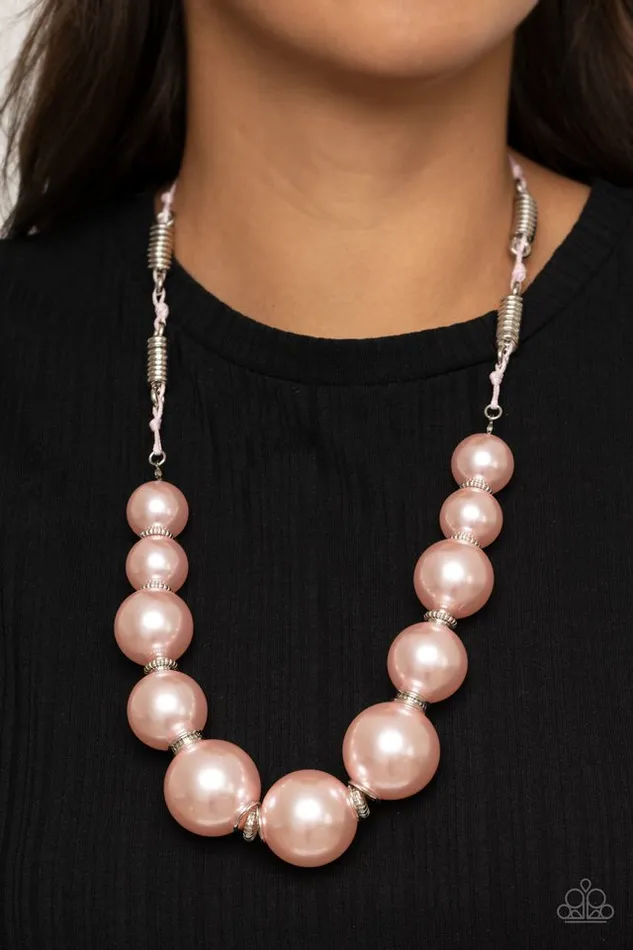 Paparazzi Jewelry Paparazzi Necklace Pearly Prosperity Pink Necklaces