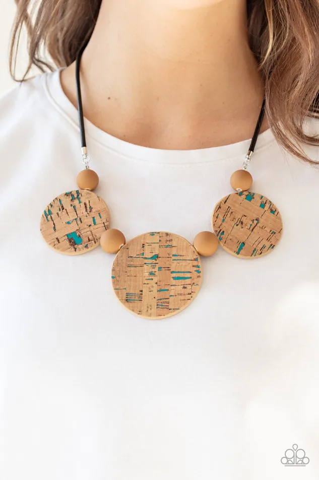 Paparazzi Jewelry Paparazzi Necklace Pop The Cork Blue Necklaces