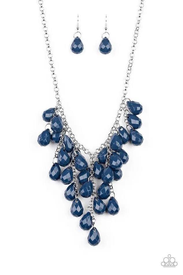 Paparazzi Jewelry Paparazzi Necklace Serenely Scattered Blue Necklaces Paparazzi Jewelry Paparazzi Necklace Serenely Scattered Blue Necklaces