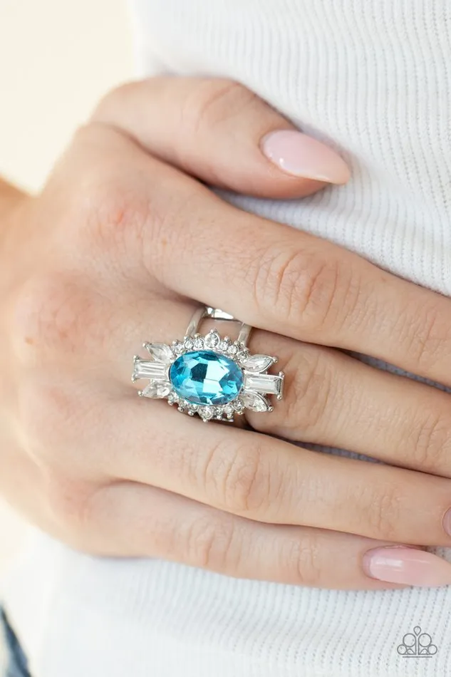 Paparazzi Jewelry Paparazzi Ring Icy Icon Blue Rings