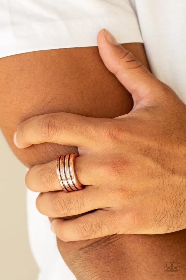 Paparazzi Jewelry Paparazzi Ring Zip Line Copper Rings