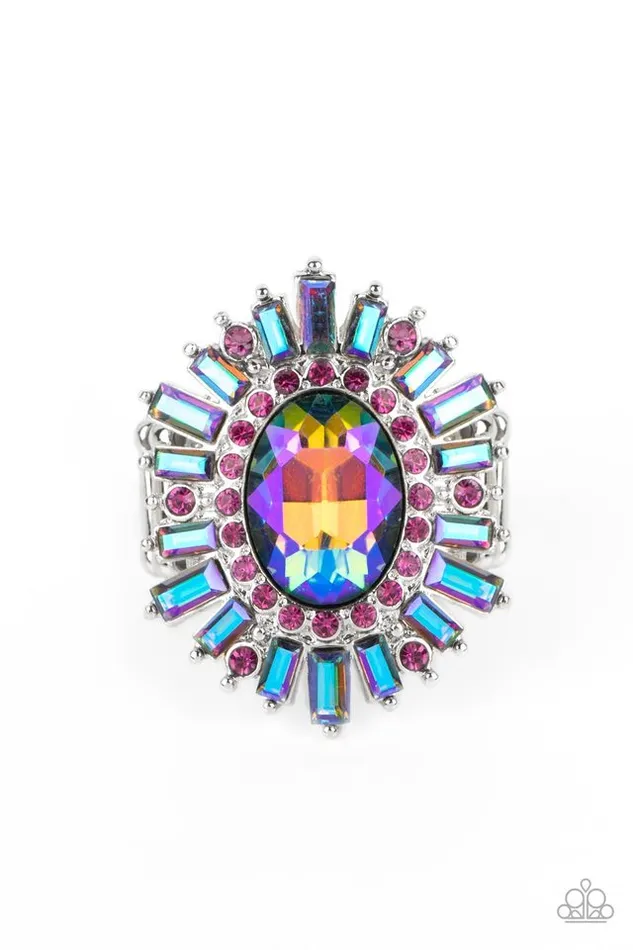 Paparazzi Jewelry Rings Paparazzi Ring Astral Attitude Pink Paparazzi Jewelry Rings Paparazzi Ring Astral Attitude Pink