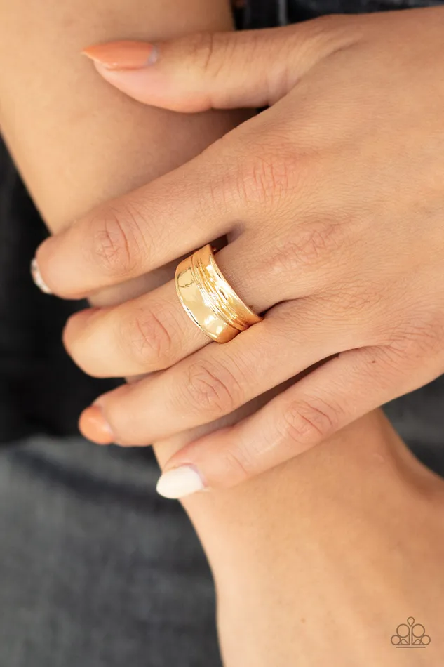 Paparazzi Jewelry Rings Paparazzi Ring Band Together Gold