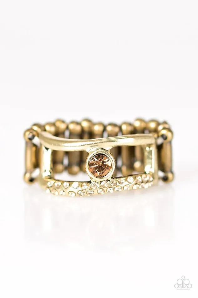 Paparazzi Jewelry Rings Paparazzi Ring Be The Sparkle Brass
