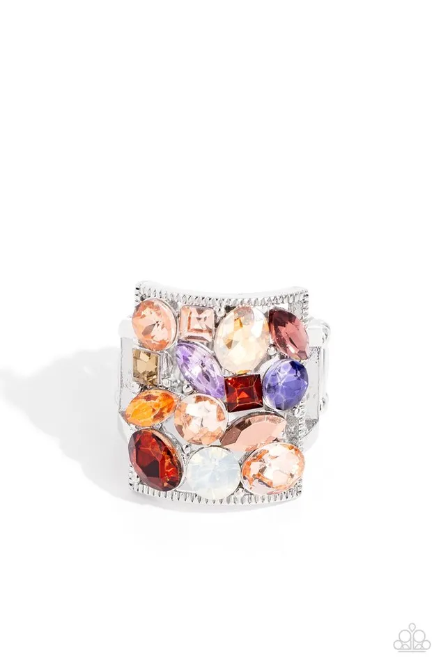 Paparazzi Jewelry Rings Paparazzi Ring Bedazzled Backdrop Brown Paparazzi Jewelry Rings Paparazzi Ring Bedazzled Backdrop Brown