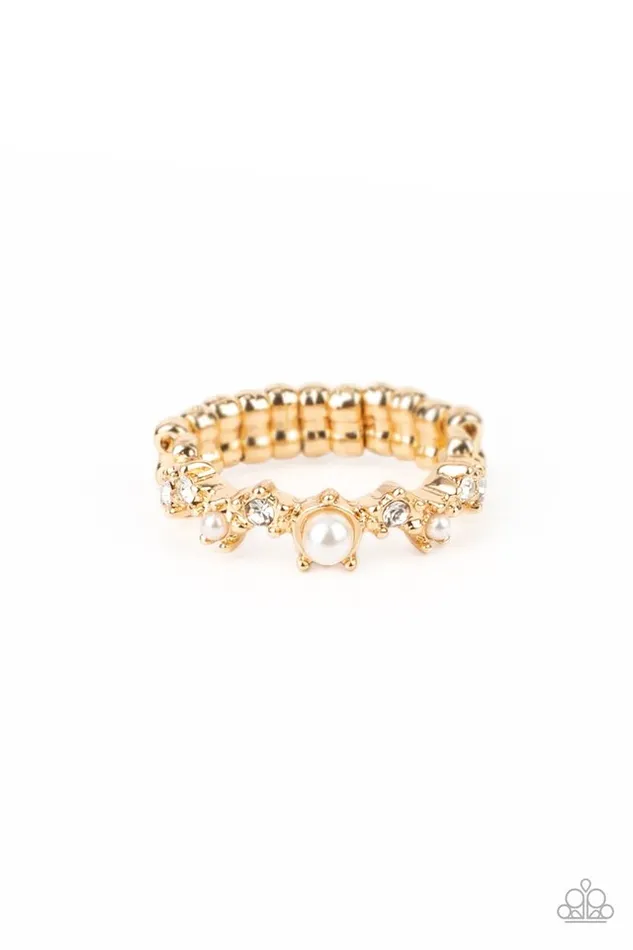 Paparazzi Jewelry Rings Paparazzi Ring Blissfully Bella Gold Paparazzi Jewelry Rings Paparazzi Ring Blissfully Bella Gold