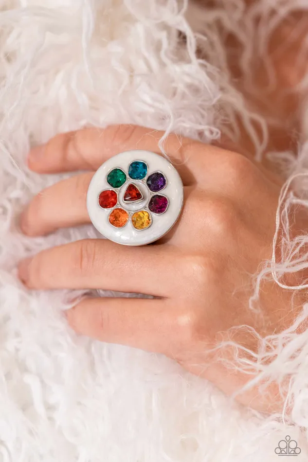 Paparazzi Jewelry Rings Paparazzi Ring Captivating Centerpiece Multi
