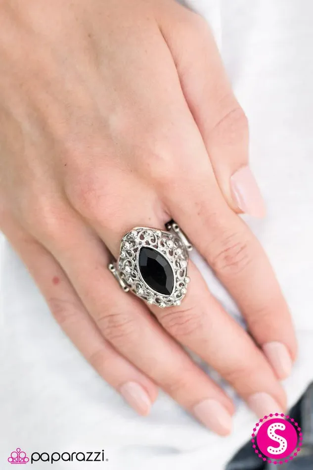 Paparazzi Jewelry Rings Paparazzi Ring Champion Sparkle Black