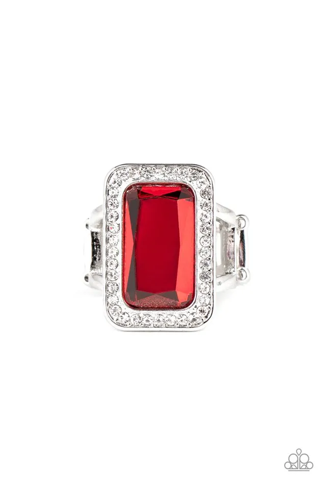 Paparazzi Jewelry Rings Paparazzi Ring Crown Jewel Jubilee Red Paparazzi Jewelry Rings Paparazzi Ring Crown Jewel Jubilee Red