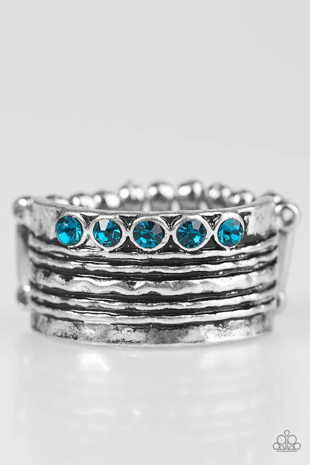Paparazzi Jewelry Rings Paparazzi Ring Drink It In Blue