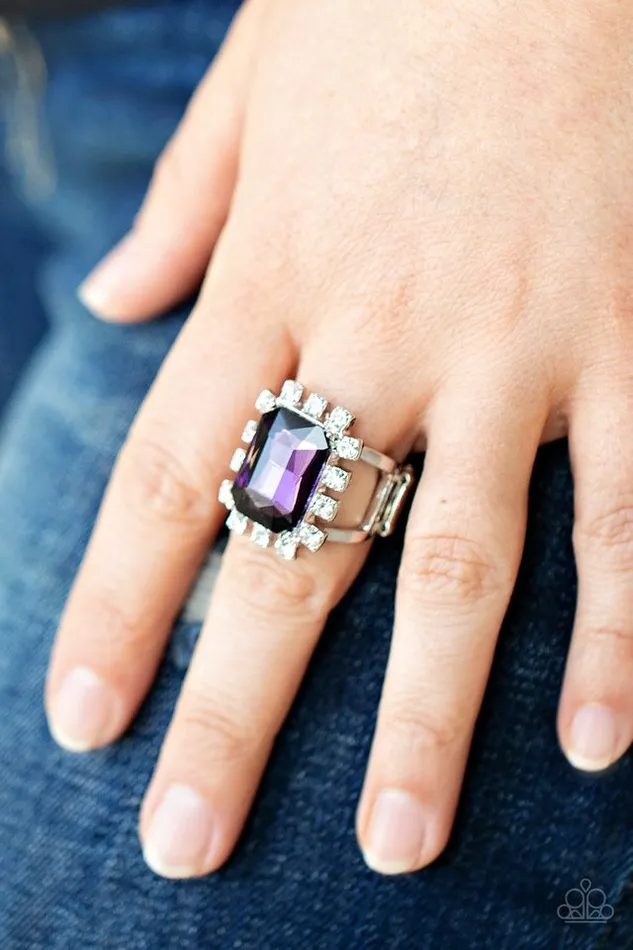Paparazzi Jewelry Rings Paparazzi Ring Galactic Glamour Purple