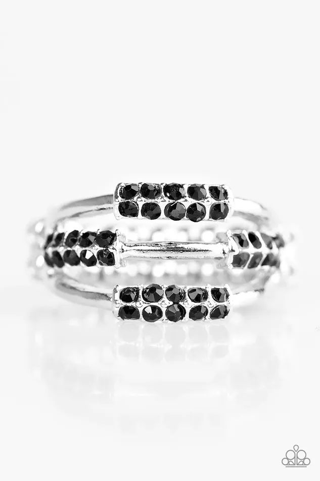 Paparazzi Jewelry Rings Paparazzi Ring Glittertopia Black