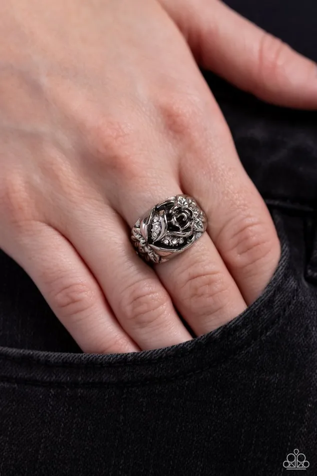 Paparazzi Jewelry Rings Paparazzi Ring Rose Garden Refinement White