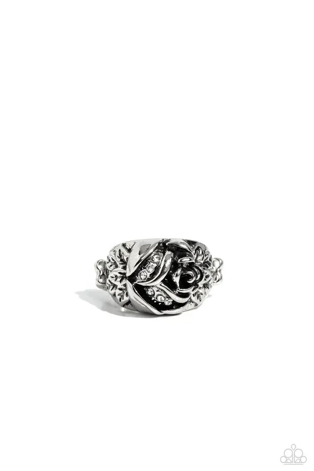 Paparazzi Jewelry Rings Paparazzi Ring Rose Garden Refinement White Paparazzi Jewelry Rings Paparazzi Ring Rose Garden Refinement White