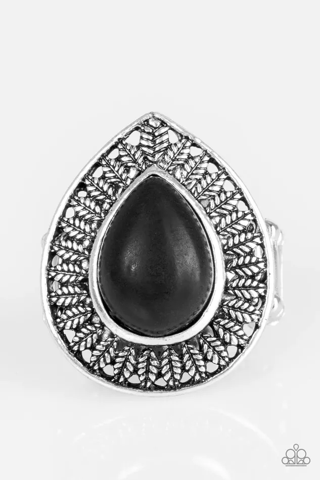 Paparazzi Jewelry Rings Paparazzi Ring Totally Tropicana Black