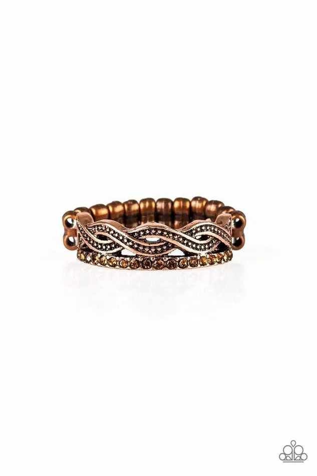 Paparazzi Jewelry Rings Paparazzi Ring Unstoppable Shine Copper
