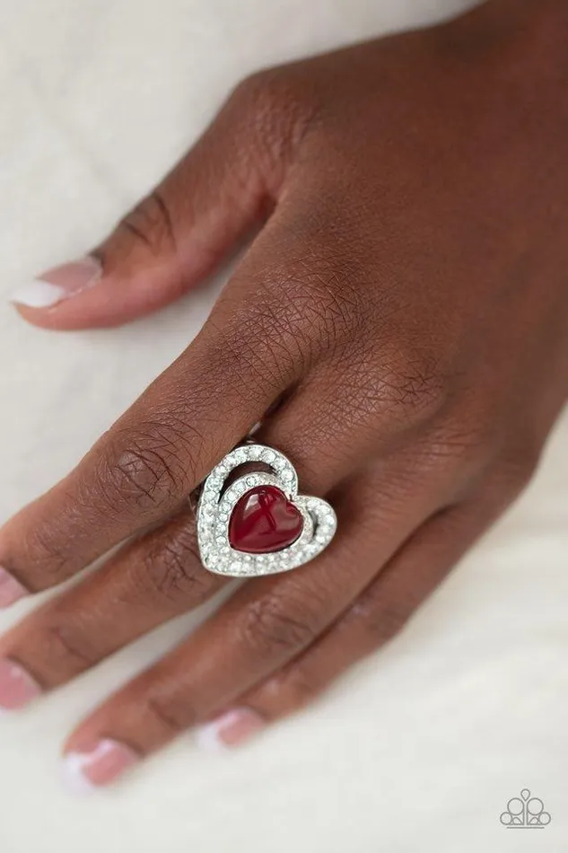 Paparazzi Jewelry Rings Paparazzi Ring What The Heart Wants Red