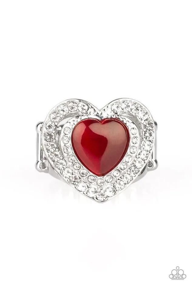 Paparazzi Jewelry Rings Paparazzi Ring What The Heart Wants Red