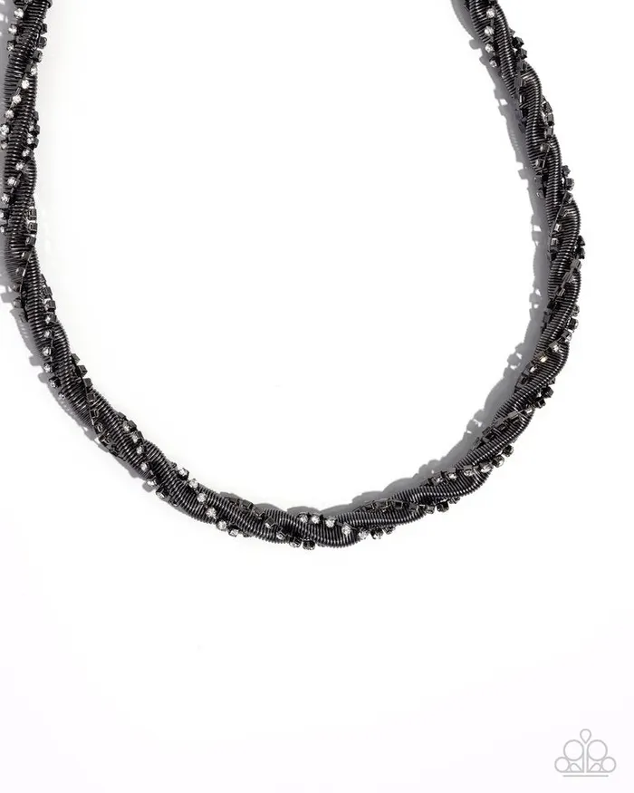 Paparazzi Necklace Candid Coils Black Paparazzi Jewelry Necklaces Paparazzi Necklace Candid Coils Black Paparazzi Jewelry Necklaces