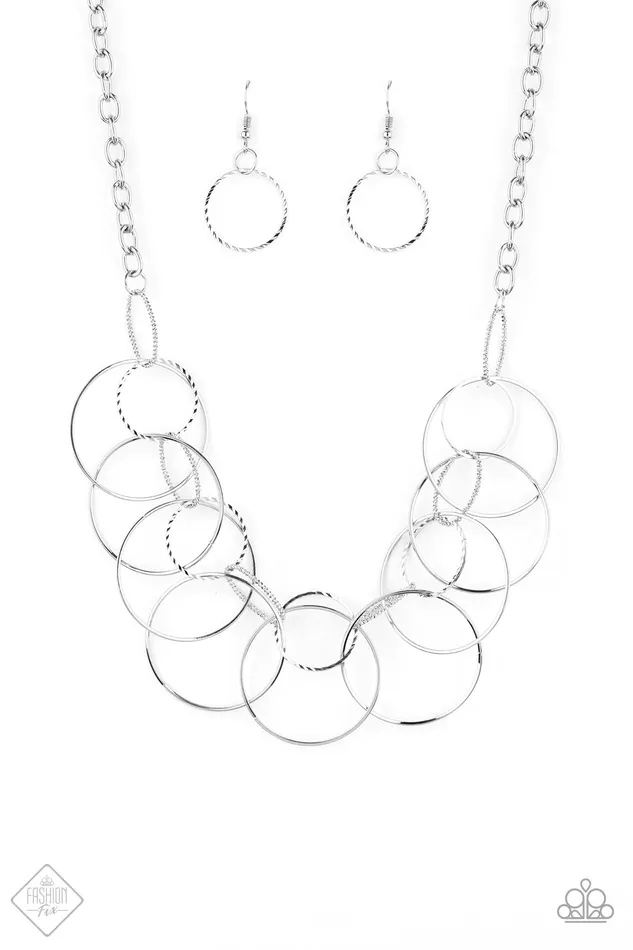 Paparazzi Necklace Circa de Couture Silver Paparazzi Jewelry Necklaces