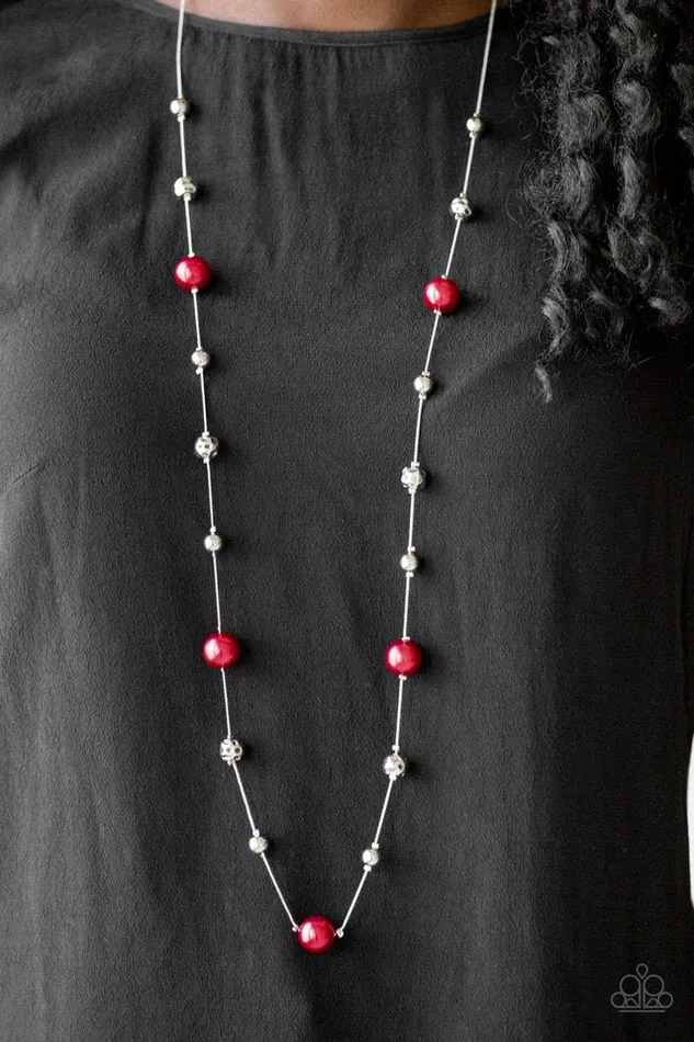 Paparazzi Necklace Eloquently Eloquent Red Paparazzi Jewelry Necklaces