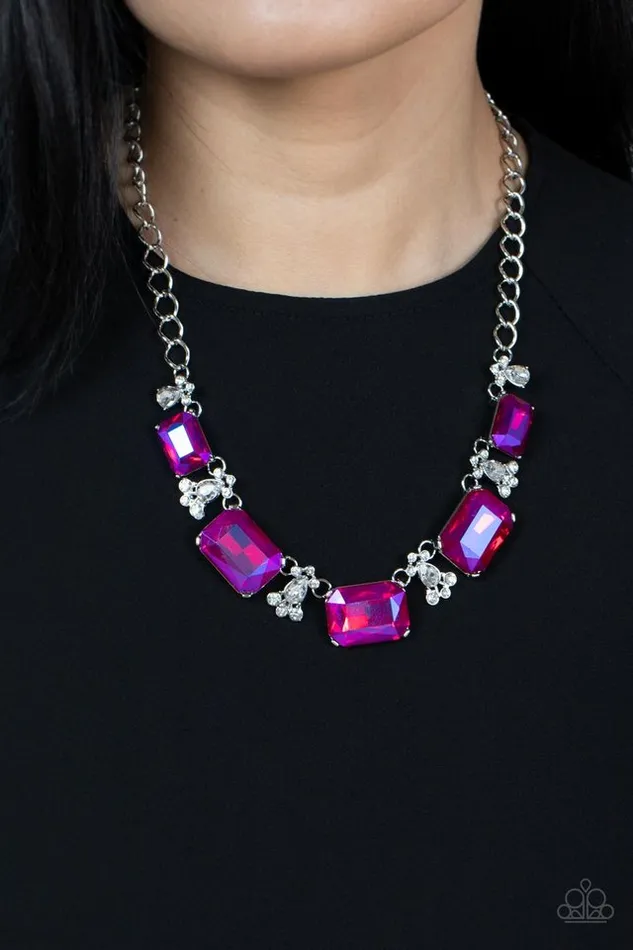Paparazzi Necklace Flawlessly Famous Pink Paparazzi Jewelry Necklaces