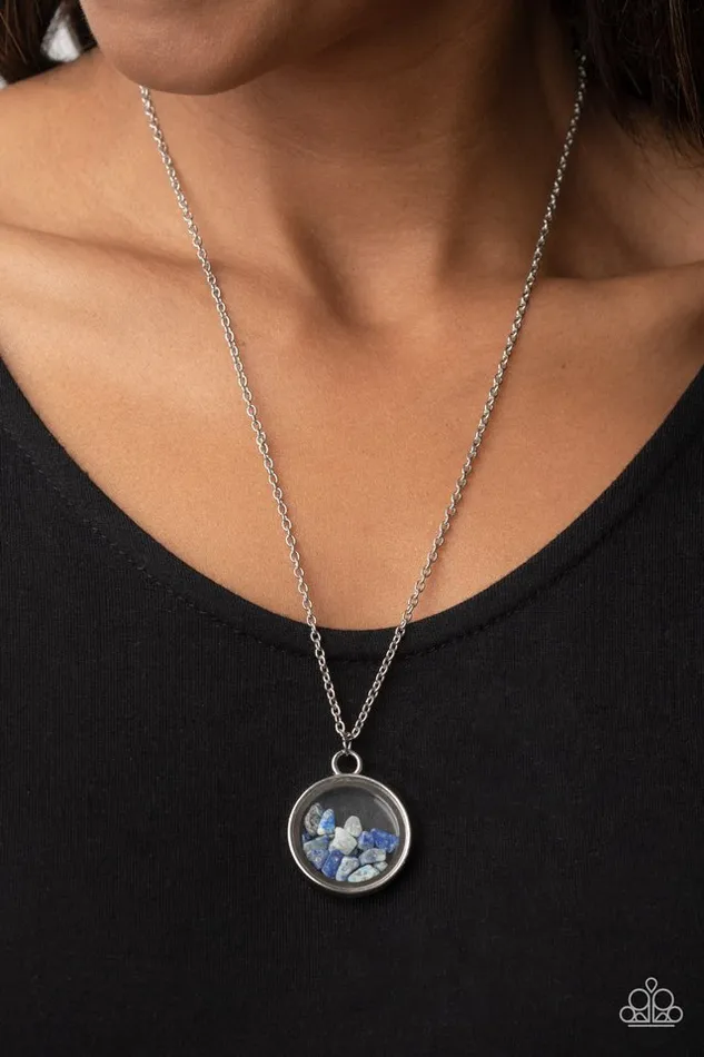 Paparazzi Necklace Gemstone Guru Blue Paparazzi Jewelry Necklaces