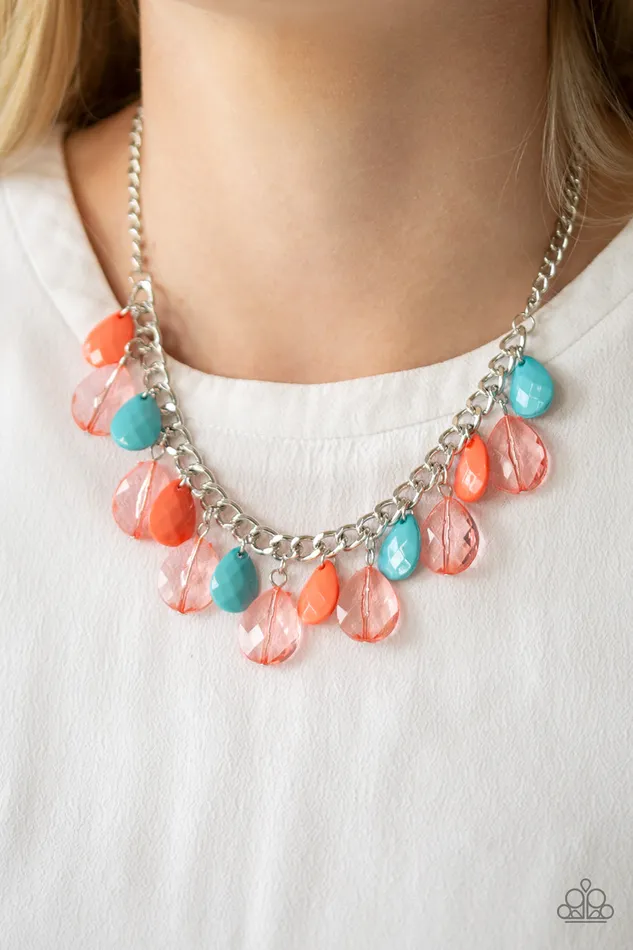 Paparazzi Necklace Just TEARrific Multi Paparazzi Jewelry Necklaces