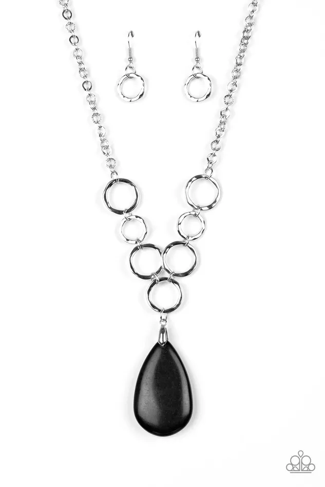 Paparazzi Necklace Livin On A PRAIRIE Black Paparazzi Jewelry Necklaces