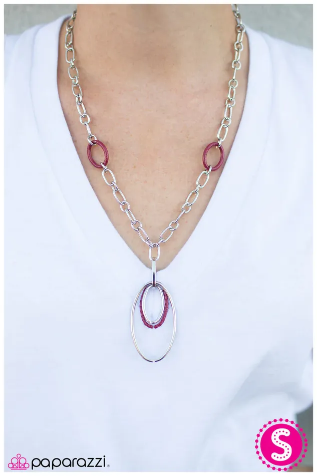 Paparazzi Necklace Low and Behold Red Paparazzi Jewelry Necklaces