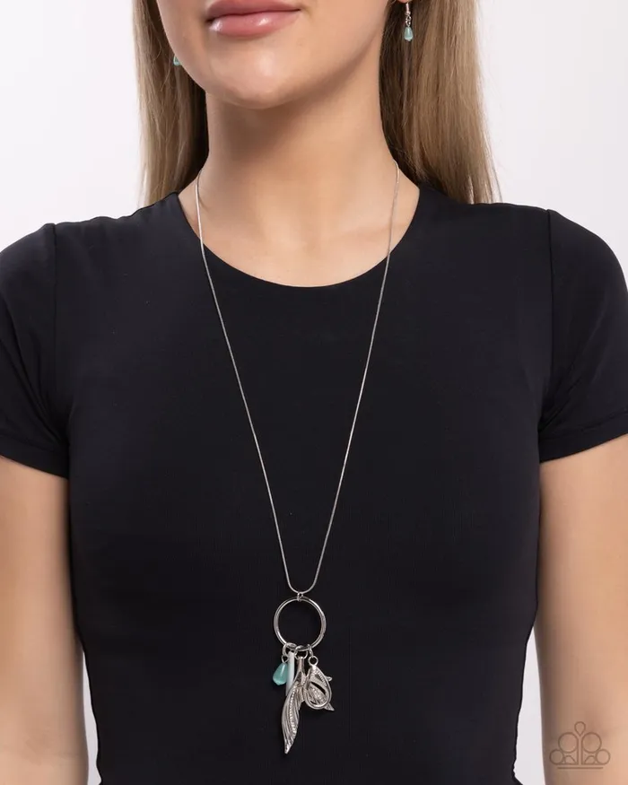 Paparazzi Necklace Mermaid Madrigal Green Paparazzi Jewelry Necklaces