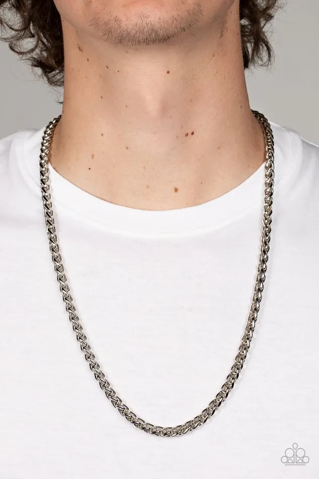 Paparazzi Necklace Metro Monopoly Silver Paparazzi Jewelry Necklaces