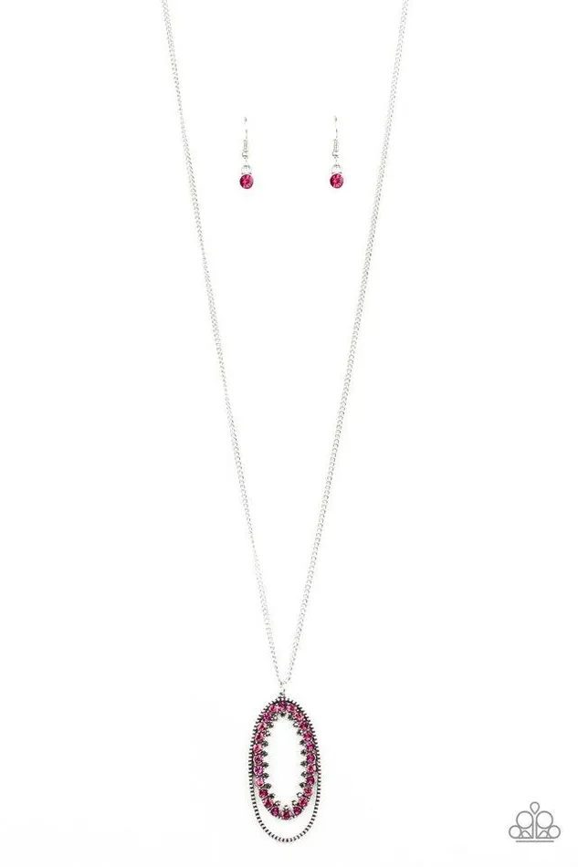 Paparazzi Necklace Money Mood Pink Paparazzi Jewelry Necklaces