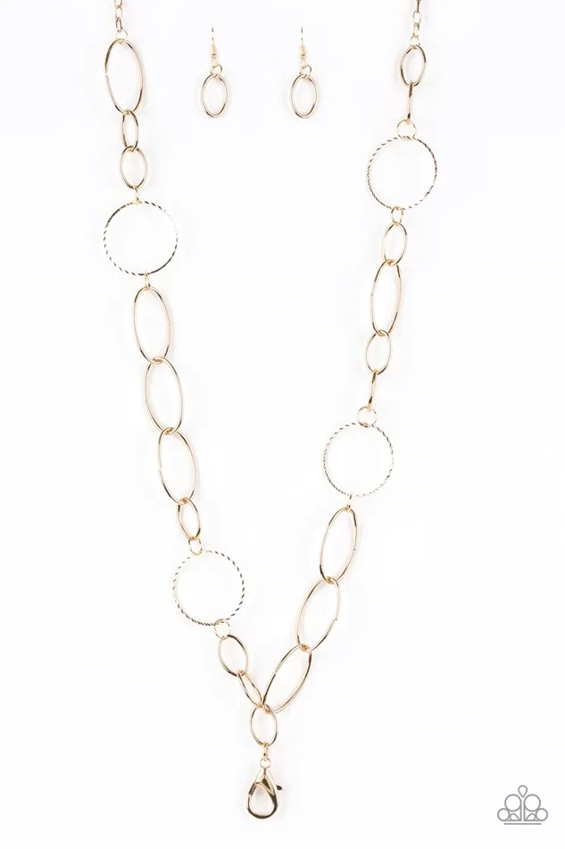 Paparazzi Necklace Perfect MISMATCH Gold Paparazzi Jewelry Necklaces