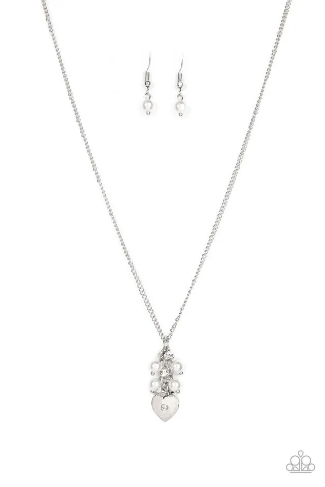 Paparazzi Necklace Pop It and LOCKET White Paparazzi Jewelry Necklaces Paparazzi Necklace Pop It and LOCKET White Paparazzi Jewelry Necklaces