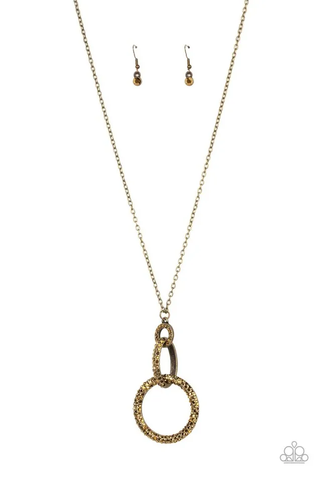 Paparazzi Necklace Radiant Ringleader Brass Paparazzi Jewelry Necklaces Paparazzi Necklace Radiant Ringleader Brass Paparazzi Jewelry Necklaces