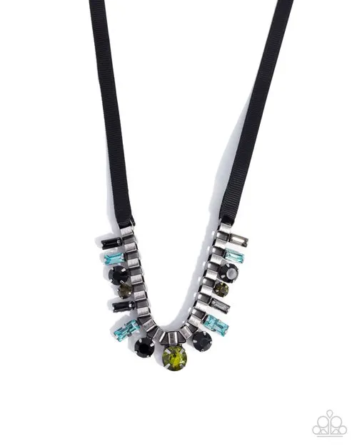 Paparazzi Necklace Ribbon Reveal Green Paparazzi Jewelry Necklaces Paparazzi Necklace Ribbon Reveal Green Paparazzi Jewelry Necklaces