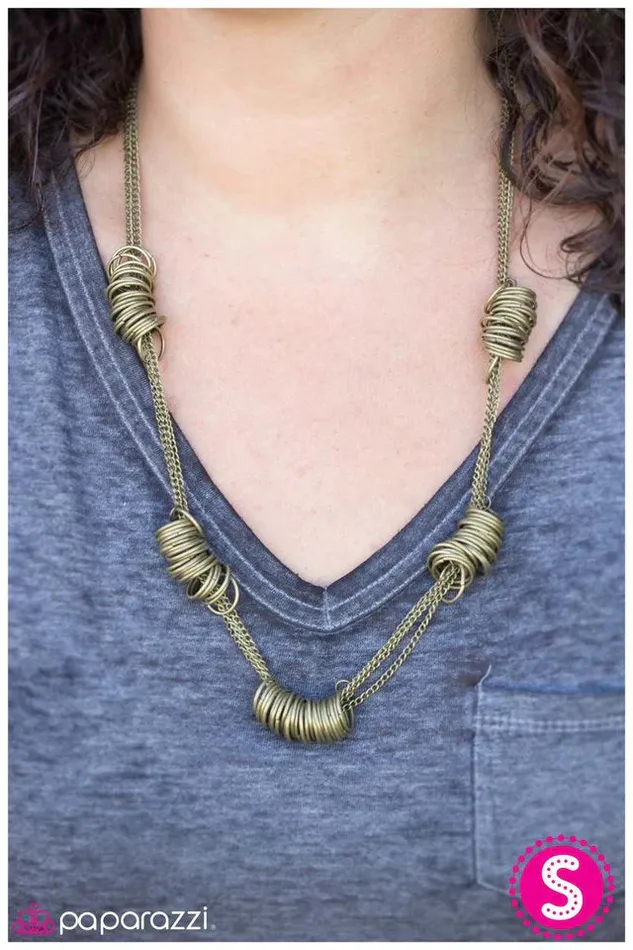 Paparazzi Necklace That Has A Nice Ring To It Brass Paparazzi Jewelry Necklaces