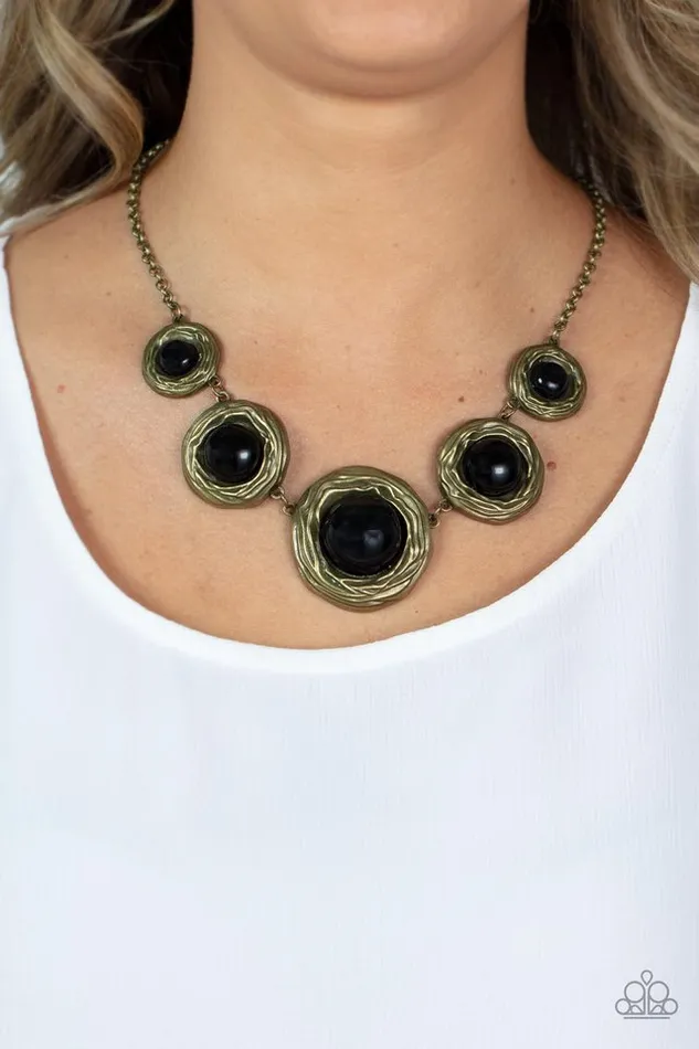 Paparazzi Necklace The Next NEST Thing Brass Paparazzi Jewelry Necklaces