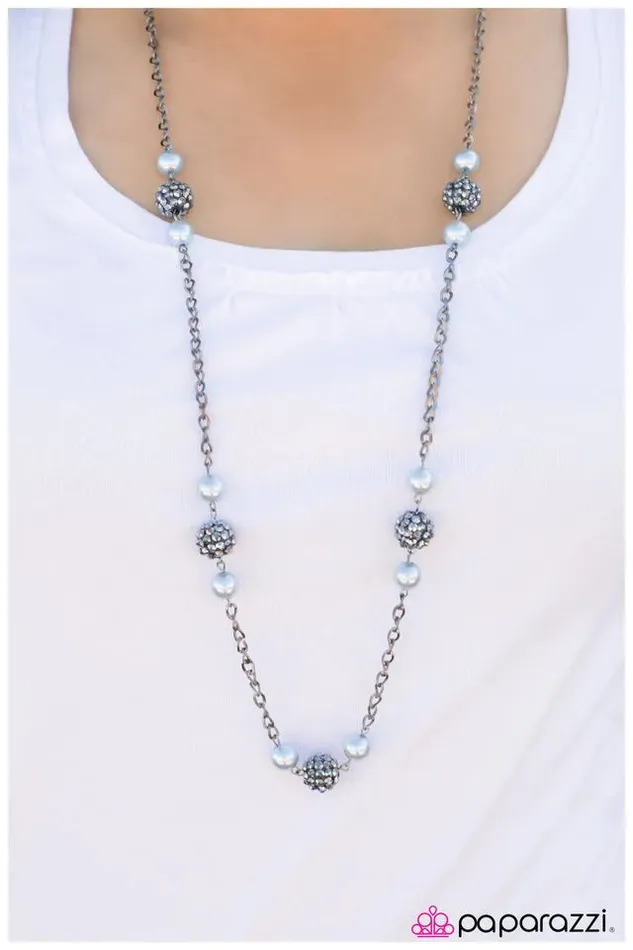 Paparazzi Necklace The Rocker Silver Paparazzi Jewelry Necklaces