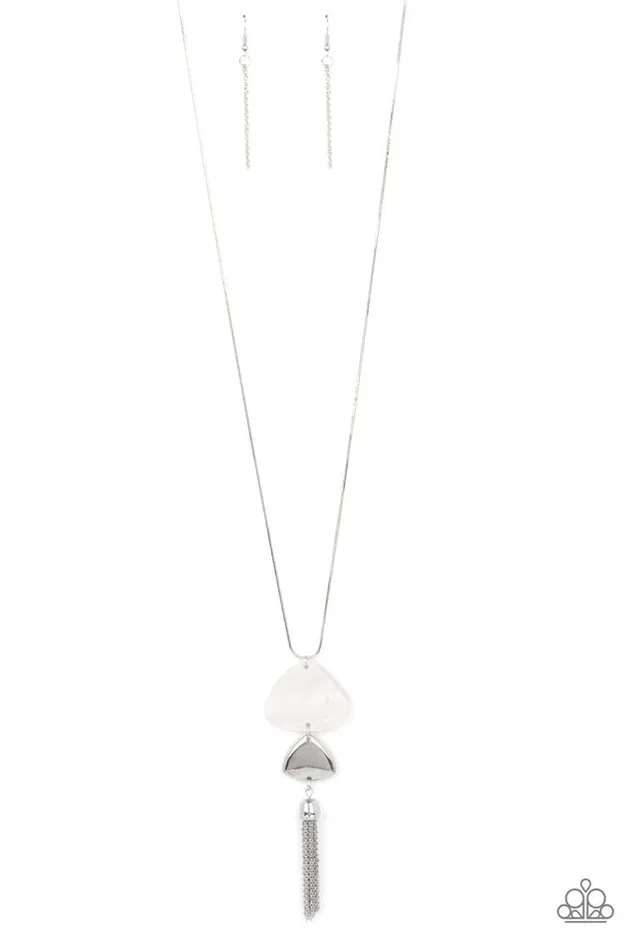 Paparazzi Necklace TIDE You Over White Paparazzi Jewelry Necklaces Paparazzi Necklace TIDE You Over White Paparazzi Jewelry Necklaces