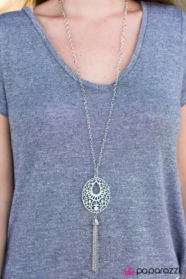 Paparazzi Necklace Window To The World Blue Paparazzi Jewelry Necklaces