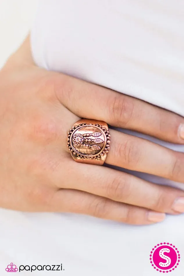 Paparazzi Ring Arizona Dream Copper Paparazzi Jewelry Rings