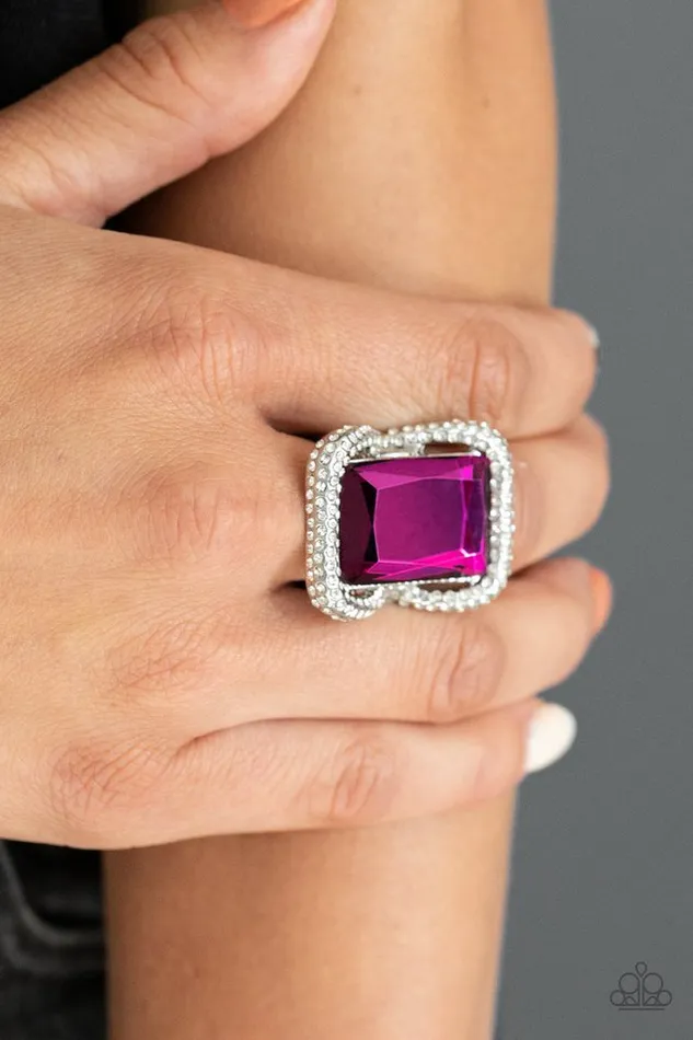 Paparazzi Ring Deluxe Decadence Pink Paparazzi Jewelry Rings