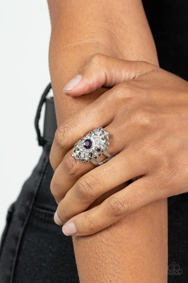 Paparazzi Ring Dining with Royalty Purple Paparazzi Jewelry Rings