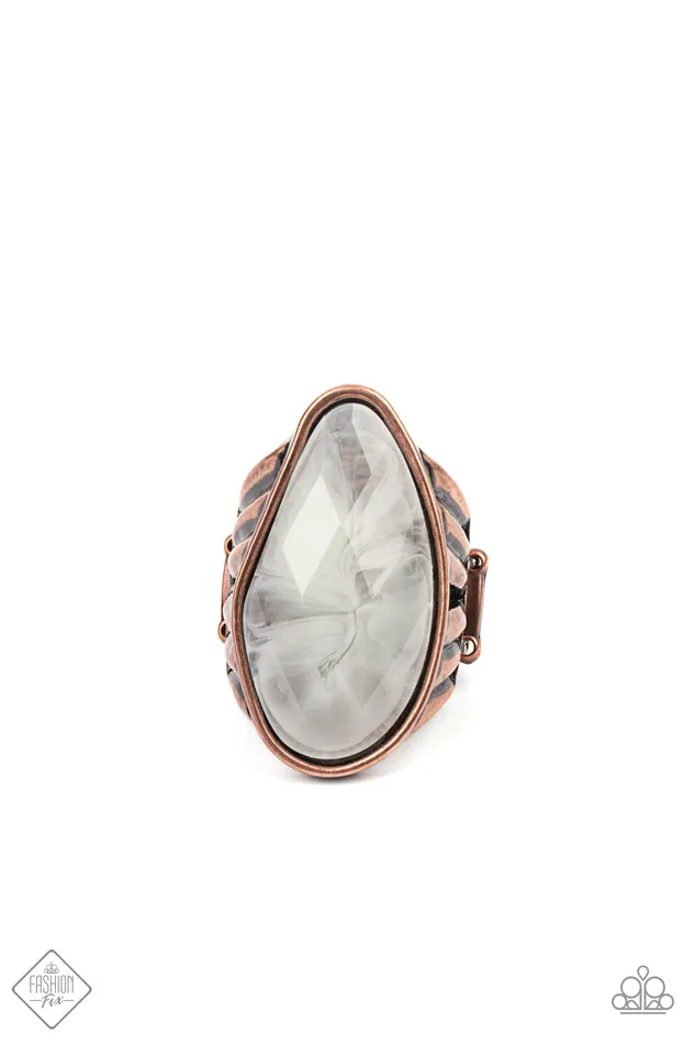 Paparazzi Ring Fashion Fix Jan 2021 Magically Mystified Copper Paparazzi Jewelry Rings