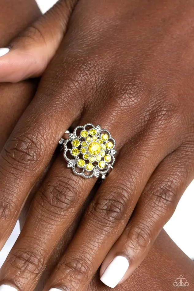 Paparazzi Ring Love ROSE Yellow Paparazzi Jewelry Rings